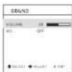 AKAI CT-2130AUS - Sound menu - 2