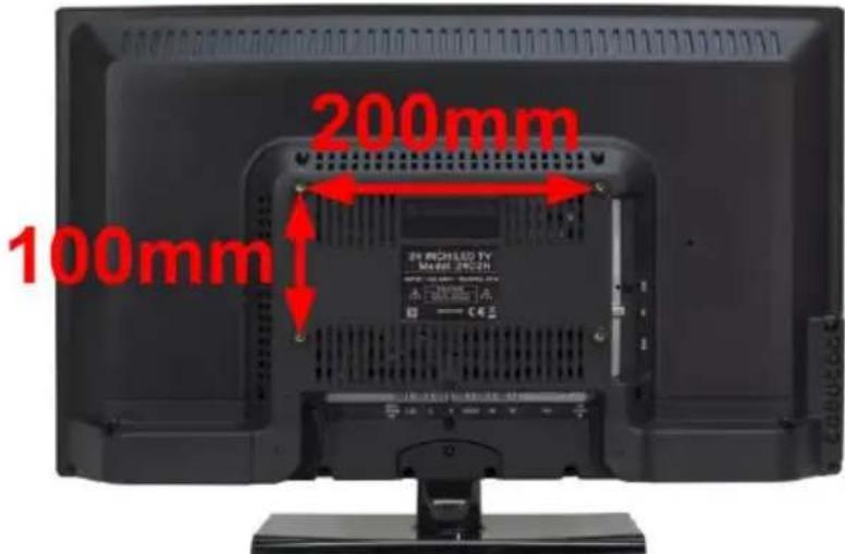200mm 100mm 2P RICHLED TV Model 2623