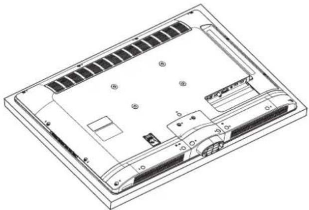 Dynex DX-32E250A12 - Installing the stand - 1