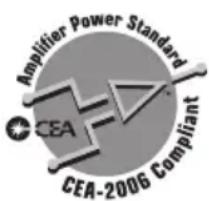 Amplifier Power Standard CEA CEA-2006 Compliant
