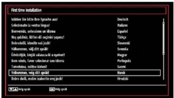 First time installation Wählen Sie bitte Ihre Sprache aus! Deutsch Selezionate la vestra lingua! Italiano Biemverido, selecziene un idione Esperis! Rus geldiniz, liffen dii seçimini yaparz! Türkçe Dobrodošli, luberite veš ježik! Slovenski Valkommen, valj ditt språk! Svenska Übvöstljuk, kierjuk välassza ni a nyelvet! Magyar Bern-sindo, favor seleccionar seu iderna Portugels Tervetulca, valitse kieles! Suomi Velkommen, velg ditt språk! Norsk Dobro dosil, molim izaberite svoj ježik! Hrvatski Verlig språk OK Verlig språk