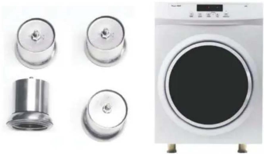 Equator ED 860 V - Additional Feet for the Dryer - 1