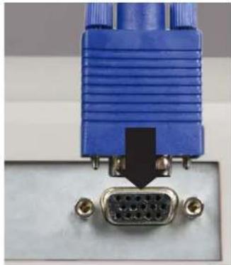 eMachines E182HV - ▶ To connect video and power cables: - 1