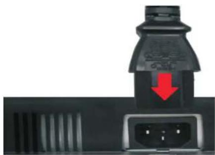 eMachines E180HV - ▶ To connect video and power cables: - 2