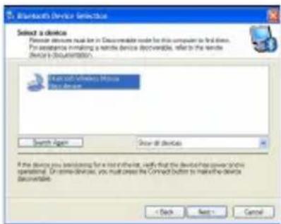 Bluetooth's Device Selection Select a device Passive devices must file in Chinese portable mode for this computer to find them. For acceptance replacing a remote device discoverable, refer to the remote device documentation. A can still wireless network Be a device Search Active Save All Devices If the device you want to access for a list of devices, justify that the device has power to drive operational. Or some devices, you must access the Command Button to make the device deliverable. < Back Next > Cancel
