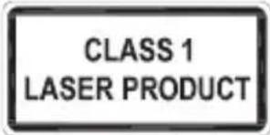 CLASS 1 LASER PRODUCT