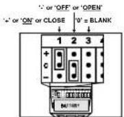 Skylink 68 - STEP 2 - SET CODE CONNECTORS - 1
