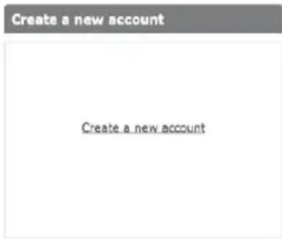 Create a new account Create a new account