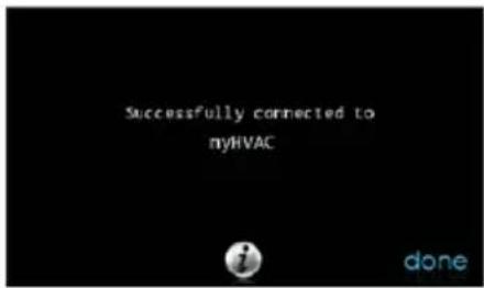 Successfully connected to nyHVAC done