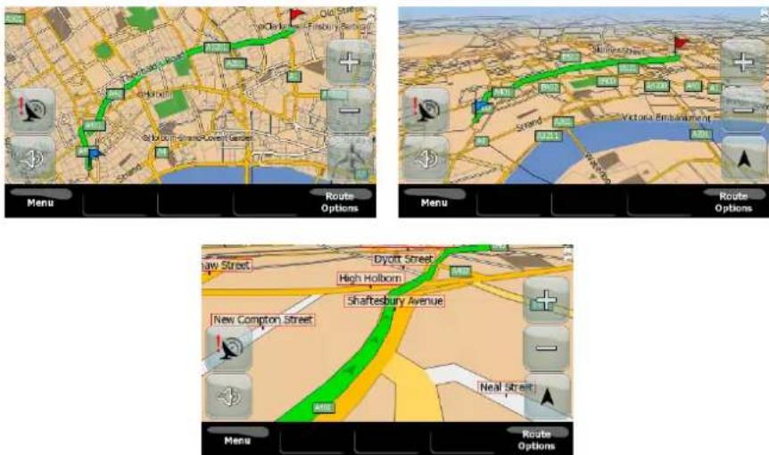 V7 NAV 740 - 2D and 3D map views - 1