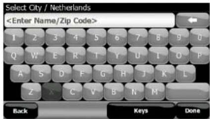 Select City / Netherlands 1 Z 3 4 5 6 7 8 9 0 Q W E R T Y U L O P A S D F G H J K L Z C V B N M Back Keys Done