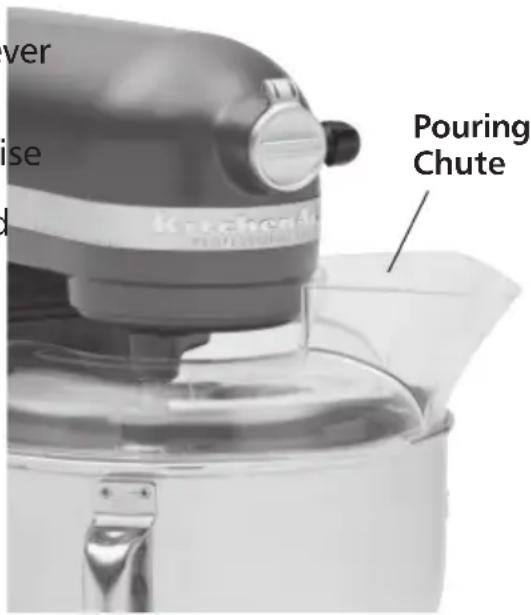 over ise Pouring Chute