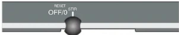 RESET OFF/0 STIR