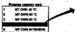 Wascomat EX618cl - What happens when a program is copied? - 3