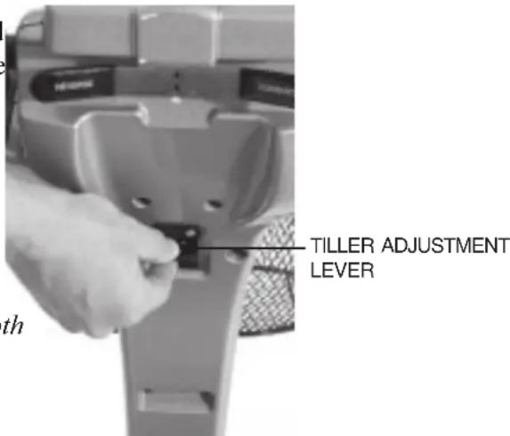 th TILLER ADJUSTMENT LEVER
