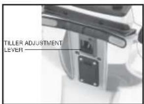 TILLER ADJUSTMENT LEVER