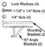 Simplicity SAC8404DE - Fig. 1 Installation Hardware Model - 3