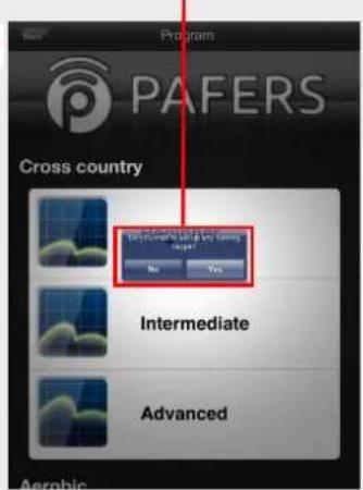 Program PAFERS Cross country No Yes Intermediate Advanced Aerobic