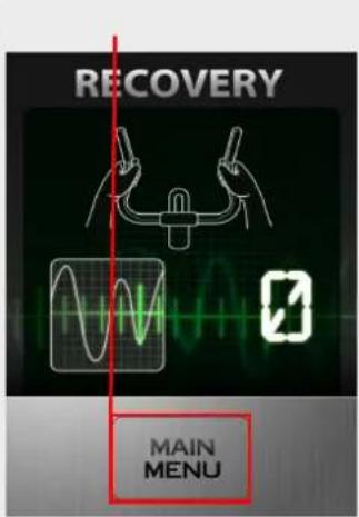 RECOVERY MAIN MENU