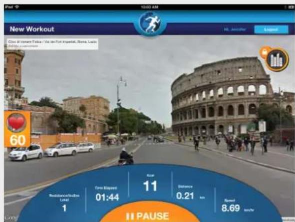 New Workout Close all women Telka / Via di Part Impostale, Rome, Louis 60 Time Elapsed 11 Distance 01:44 0.21 km Speed 8.69 km/h 1 PAUSE