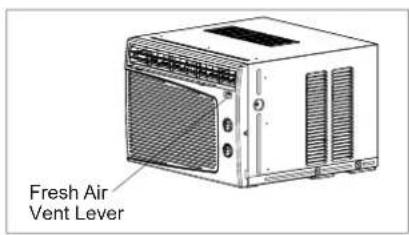 Fresh Air Vent Lever