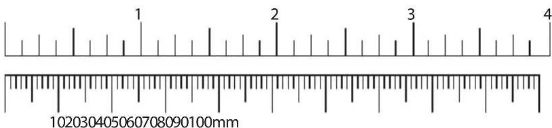 1 2 3 4 102030405060708090100mm