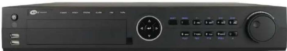 Control panel of a media player interface with playback controls and display screen