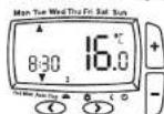 British Gas RF720BG - Toadjustthetimesandtemperaturesfor7-Day operation: - 5
