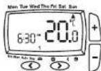 British Gas RF720BG - Toadjustthetimesandtemperaturesfor7-Day operation: - 4
