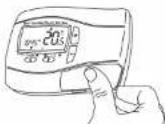 British Gas RF720BG - How to replace the batteries see fig 3. - 5