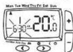 British Gas RF720BG - Toadjustthetimesandtemperaturesfor7-Day operation: - 2