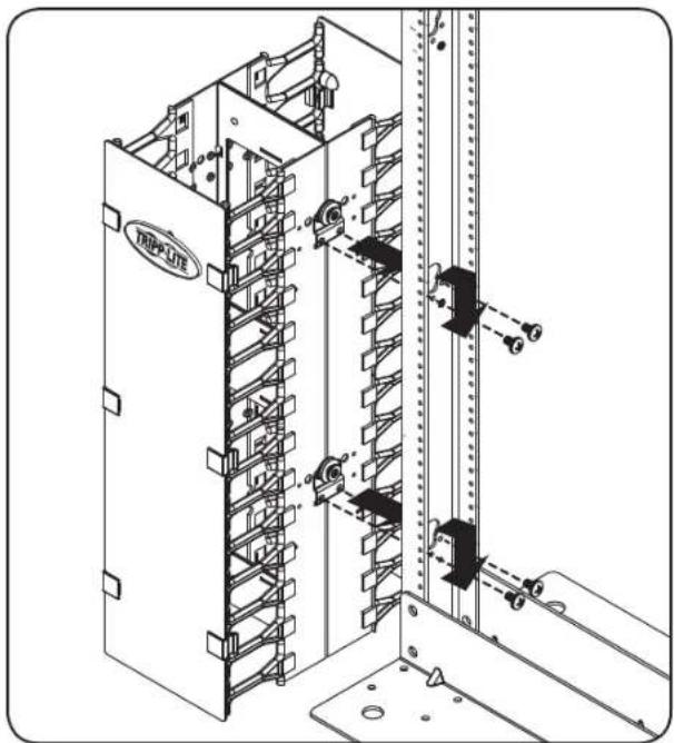 Tripp Lite SRCABLEVRT3 - Double-Depth Installation (SRCABLEVRT6 & SRCABLEVRT12 only) - 1