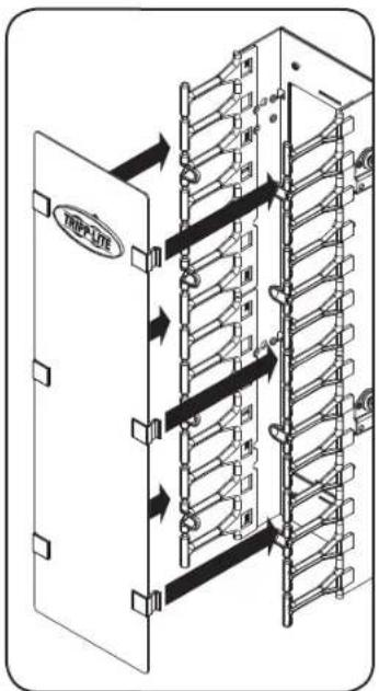 Tripp Lite SRCABLEVRT3 - Single-Depth Installation (SRCABLEVRT6 & SRCABLEVRT12 only) - 3