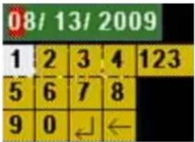 08/13/2009 1 2 3 4 123 5 6 7 8 9 0 ← ←