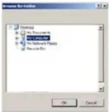 Browse Formatifier Desktop My Documents New Computer My Software Places New Computer OK Cancel