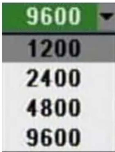 9600 1200 2400 4800 9600