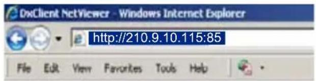 DoClient NetViewer - Windows Internet Explorer http://210.9.10.115:85 File Edit View Favorites Tools Help