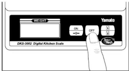 WATCH ON OFF Yamato OK OK OK DKS-3002 Digital Kitchen Scale