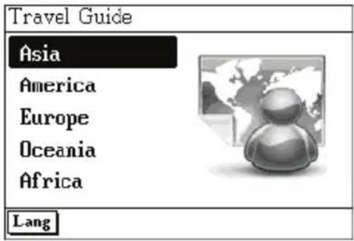 Travel Guide Asia America Europe Oceania Africa Lang