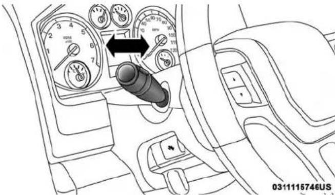 RAM 3500 (2018) - High/Low Beam Switch - 1