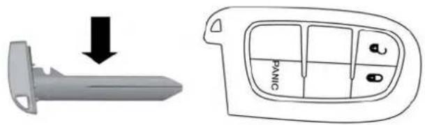 Diagram showing a gray tool with a downward arrow and a fan panel labeled 'PANIC' with control buttons.