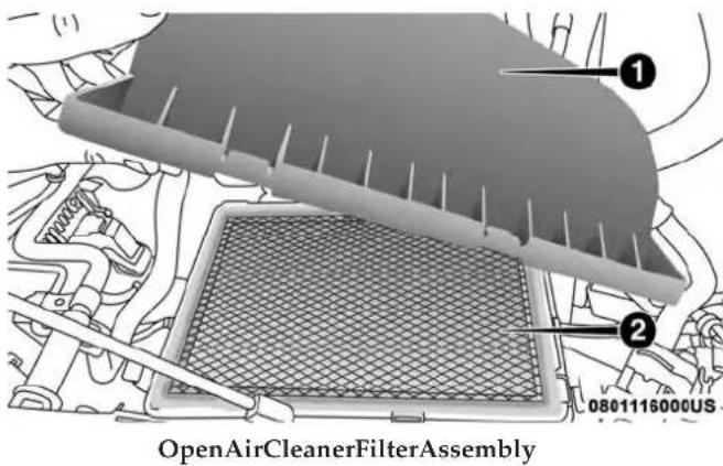 OpenAirCleanerFilterAssembly 0801116000US
