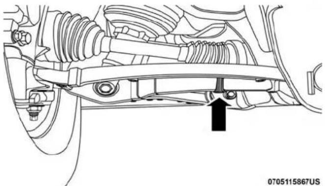 RAM 3500 (2018) - 4x4SeriesTrucksFrontJackingLocation - 1