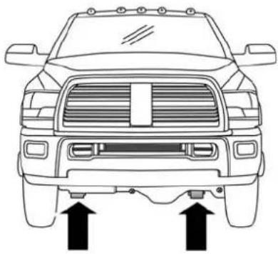 RAM 3500 (2018) - Placement of the jack is critical: FrontJackingLocation - 2
