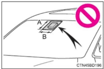 TOYOTA Highlander Hybrid (2018) - ■To avoid malfunction of the camera sensor - 1