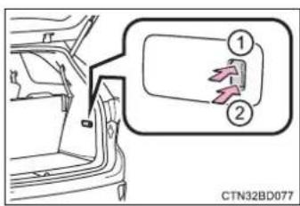 TOYOTA Highlander Hybrid (2018) - Luggage compartment light - 1