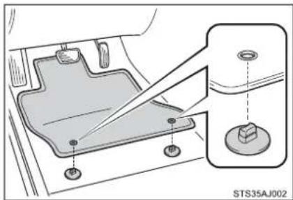 TOYOTA Highlander Hybrid (2018) - Floor mat - 1
