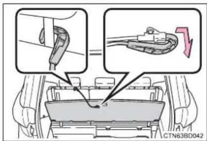 TOYOTA Highlander Hybrid (2018) - Taking out the spare tire - 2