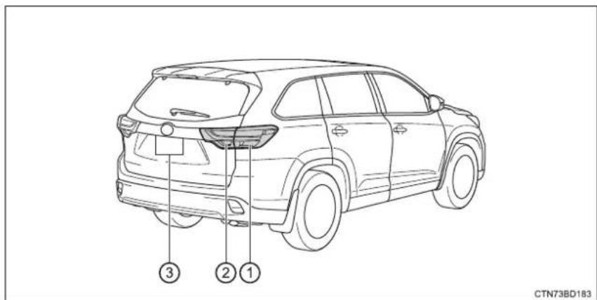 TOYOTA Highlander Hybrid (2018) - Rear - 1