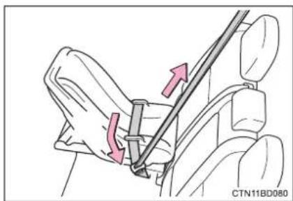 TOYOTA Highlander Hybrid (2018) - ■ Rear-facing — Infant seat/convertible seat - 6